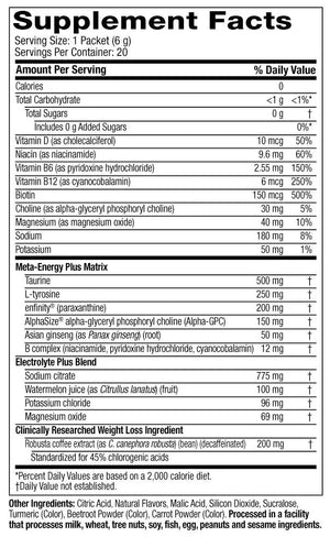 MuscleTech Hydroxycut Hardcore Ultra Shred Drink Sticks