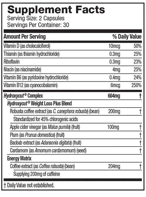 MuscleTech HydroxyCut Original