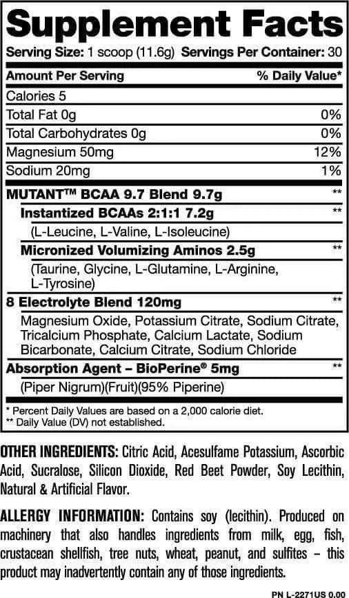 Mutant BCAA 9.7 30 Serves