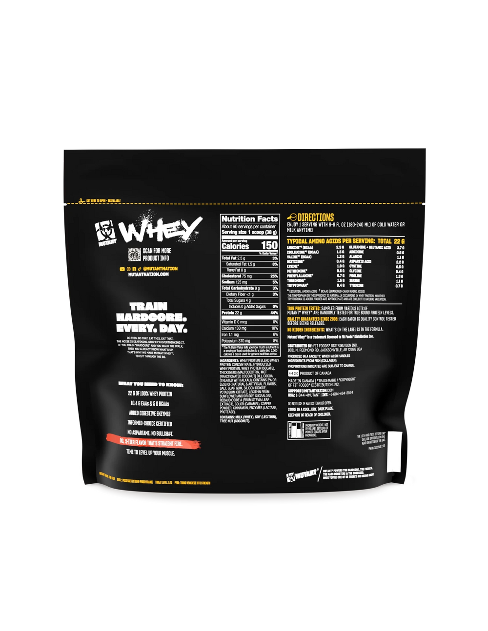 Mutant Whey Protein 5lb