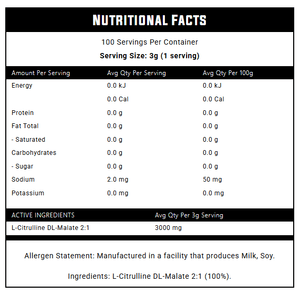 Nexus Citrulline Malate
