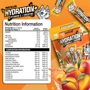 Nexus Hydration+ Vitamin C + Creatine