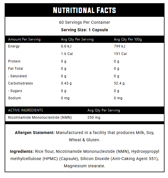 Nexus NMN Nicotinamide Mononucleotide