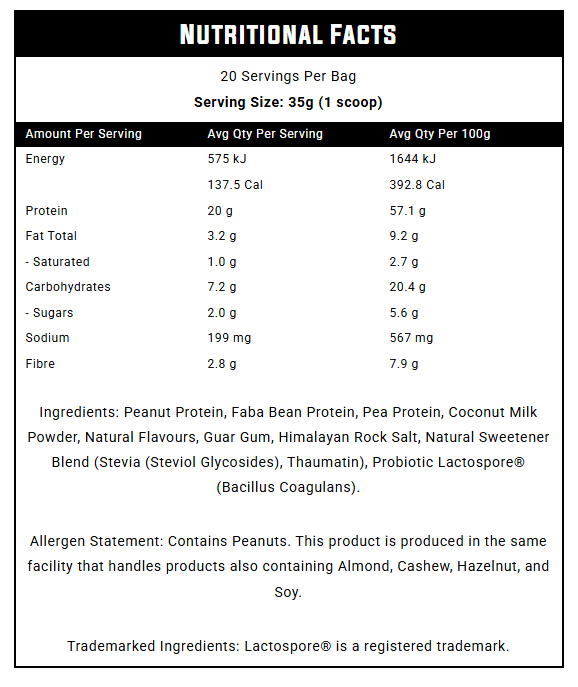 Nexus Sports Nutrition Plant Protein Powder