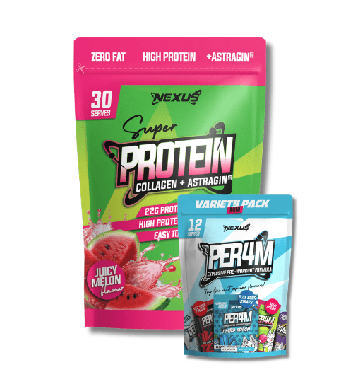 Nexus Super Protein Water + FREE Per4m Variety Pack