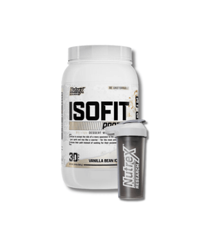 Nutrex IsoFit 100% Whey Isolate Protein + FREE Shaker