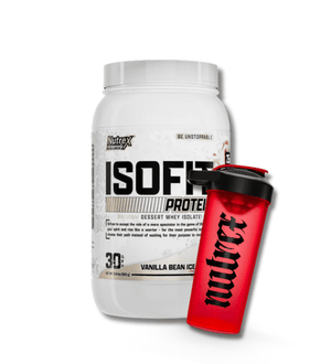 Nutrex IsoFit 100% Whey Isolate Protein + FREE Shaker