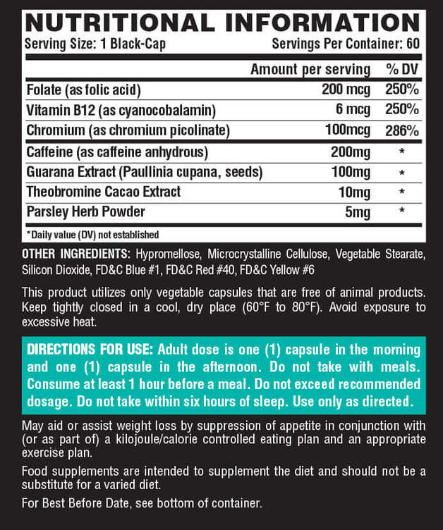 Nutrex Lipo-6 Black Hers Ultra 60 Caps