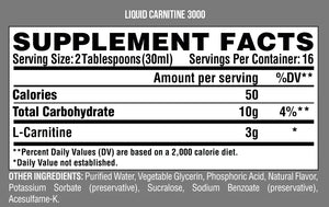 Nutrex Liquid Carnitine 3000