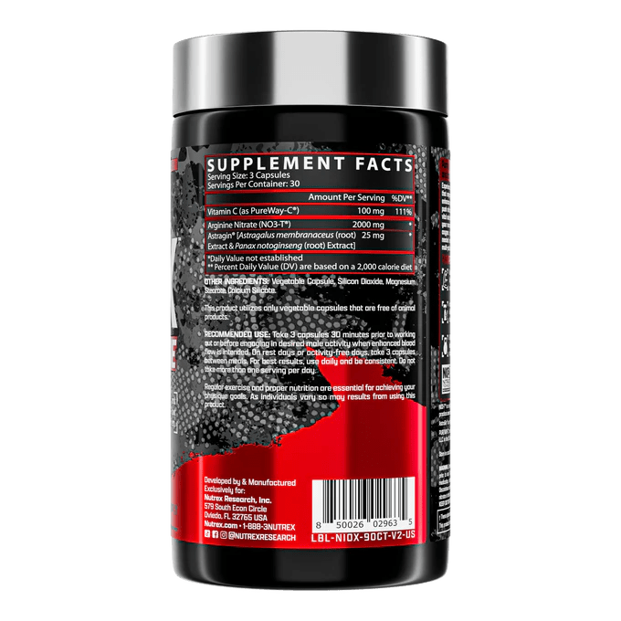 Nutrex Niox Nitric Oxide Booster