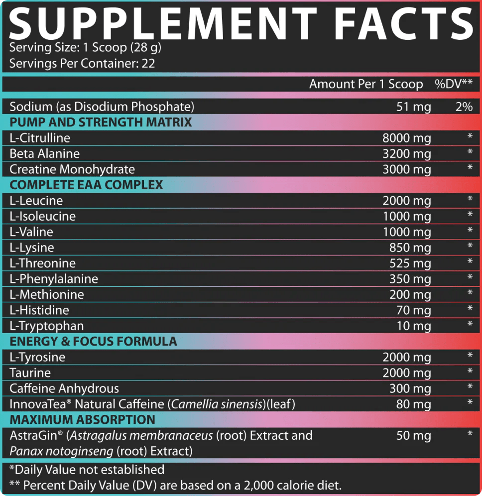 Nutrex Outlift Clinical Pre Workout