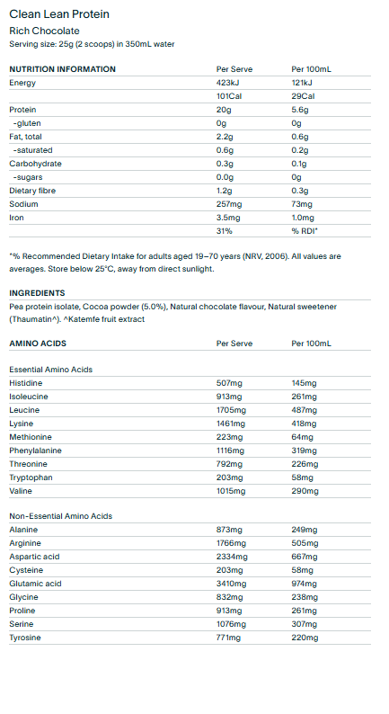 NuZest Clean Lean Protein