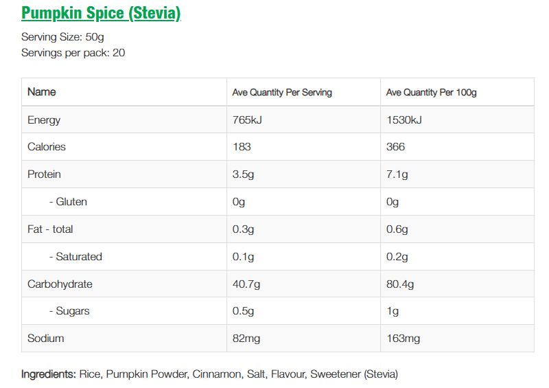 NZProtein Cream of Rice 1kg