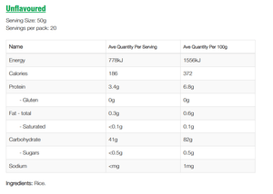 NZProtein Cream of Rice 1kg