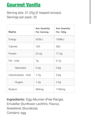 NZProtein Egg White Protein