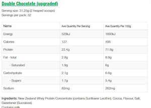 NZProtein NZ Whey Protein 1KG