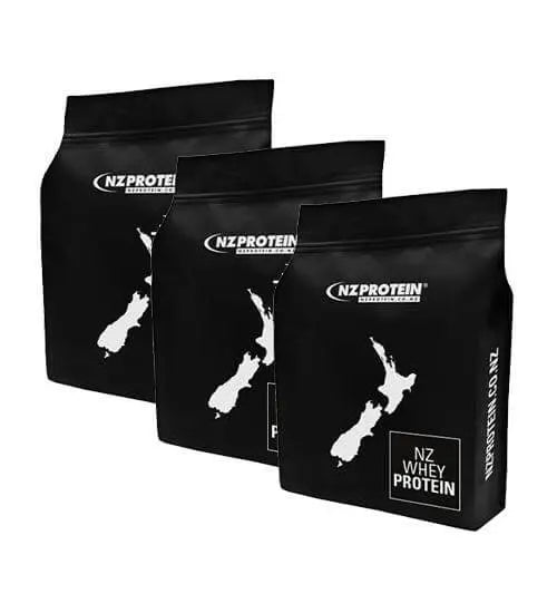 NZProtein NZ Whey Protein 1KG x3