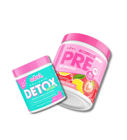 Obvi Pre Workout For Woman + FREE Detox