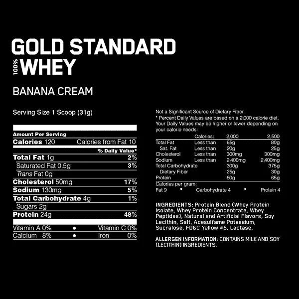 Optimum Nutrition 100% Whey Protein 5Lb