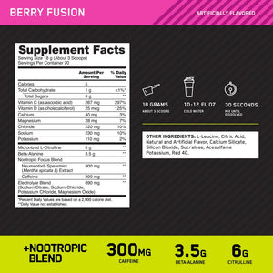 Optimum Nutrition Amped Pre-Workout