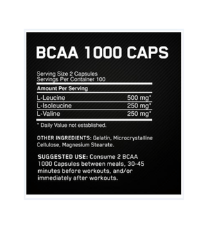 Optimum Nutrition BCAA 60 Caps