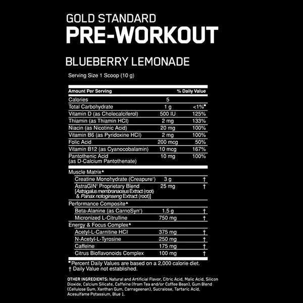 Optimum Nutrition Gold Pre-Workout