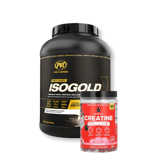 PVL Gold Series ISO Gold 5Lb + FREE Sixstar Gummies