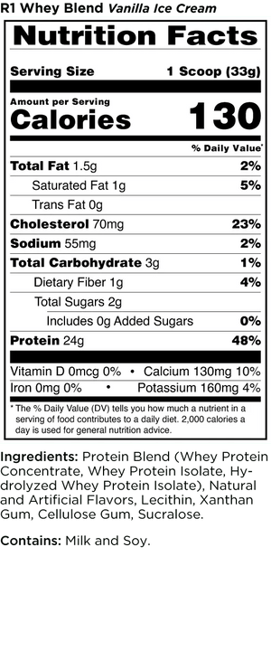 Rule 1 Whey Blend Protein 2Lb