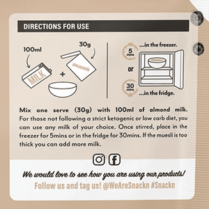 Snackin Bircher Muesli 450g