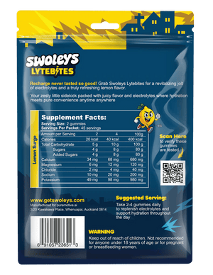 Swoleys LyteBites Electrolyte Gummies