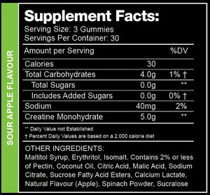 Swoleys Sour Creatine Gummy Bears