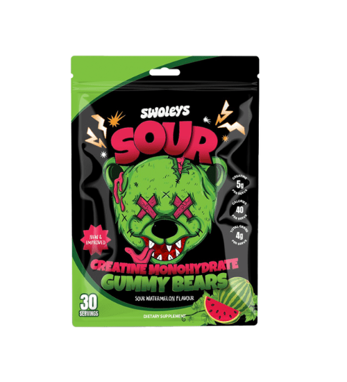 Swoleys Sour Creatine Gummy Bears