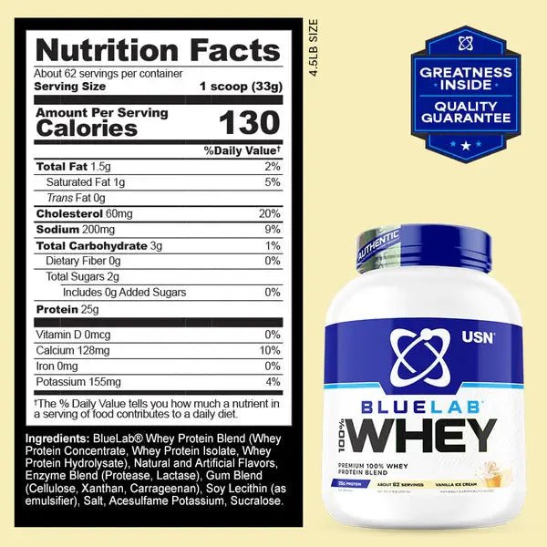 USN Blue Lab 100% Whey Protein 5Lb