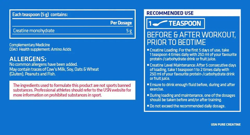 USN Pure Creatine 200g