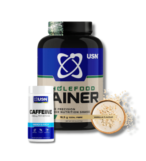 USN Wholefood Gainer + FREE Caffeine Caps