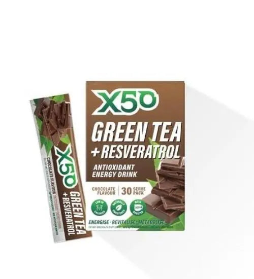 x50 Green Tea + Resveratrol Chocolate