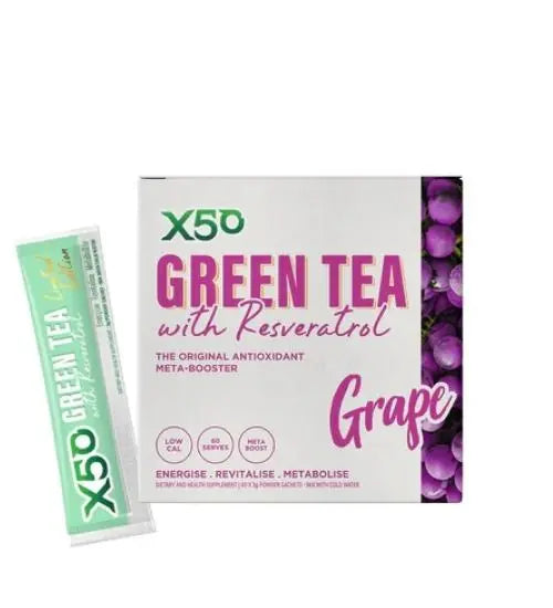 x50 Green Tea + Resveratrol Grape 60s