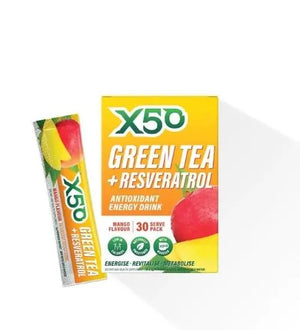 x50 Green Tea + Resveratrol Mango