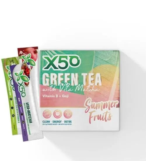 x50 Green Tea + Vita Macha Summer Fruits