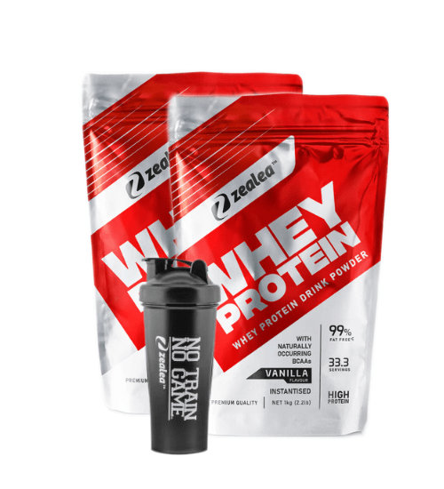 Zealea Whey Protein 1KG Double UP + FREE Shaker